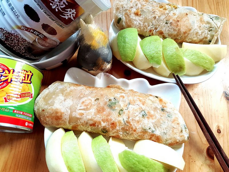 蔥油餅捲起司們