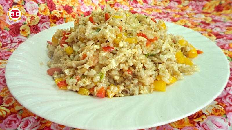 蝦仁燕麥炒飯