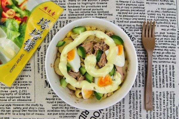 沙拉美食 好吃沒負擔----鮪魚通心麵