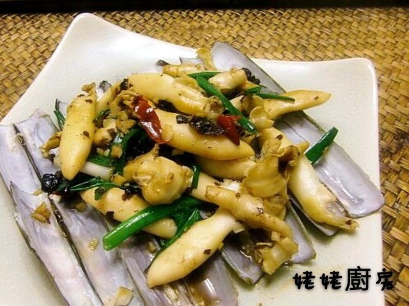 豉椒炒蟶子