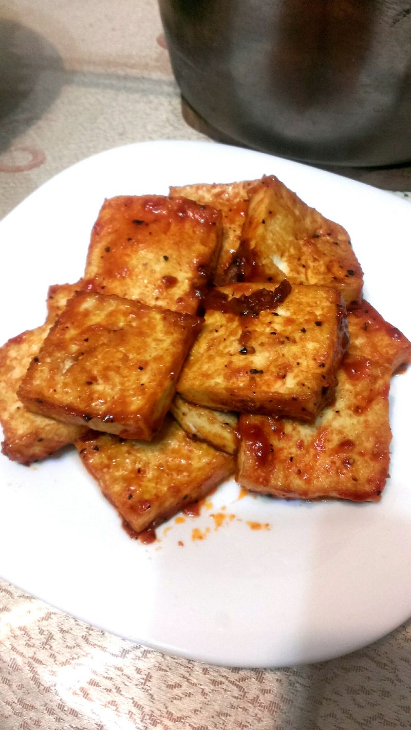 韓式辣醬煎豆腐