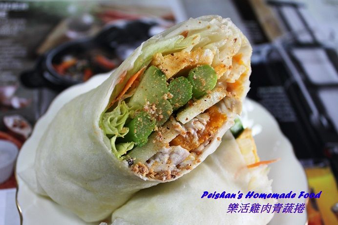 樂活雞肉青蔬捲
