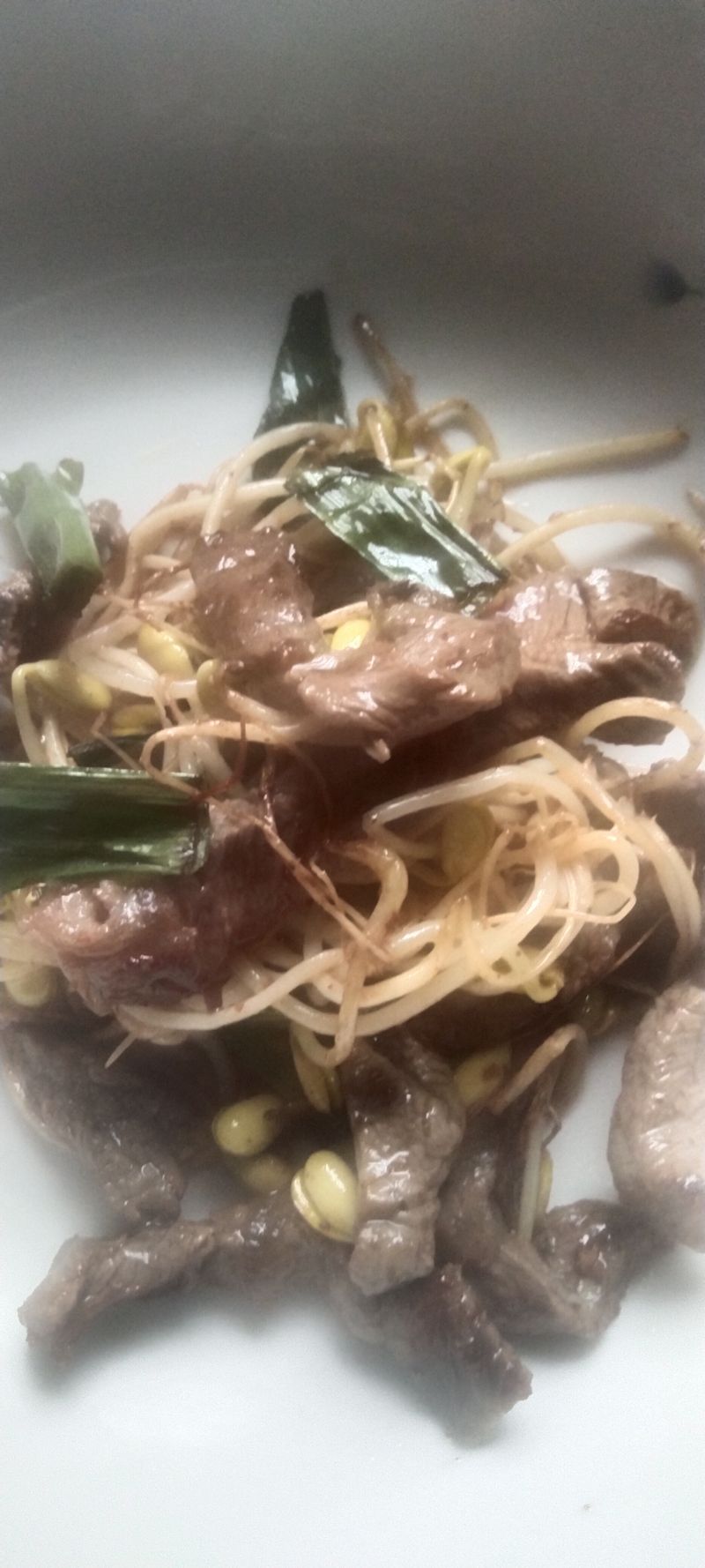 黃豆芽牛肉