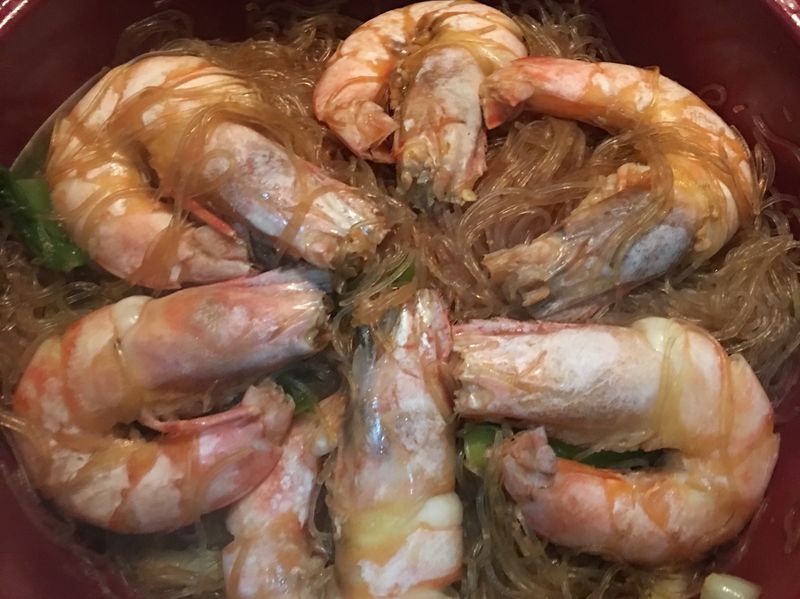 粉絲蝦煲