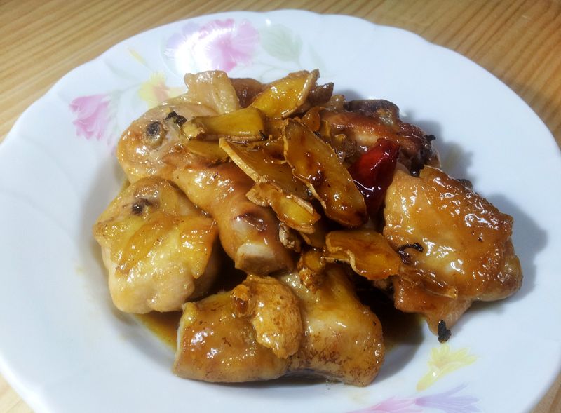 配飯好菜--苦茶油炒雞肉--
