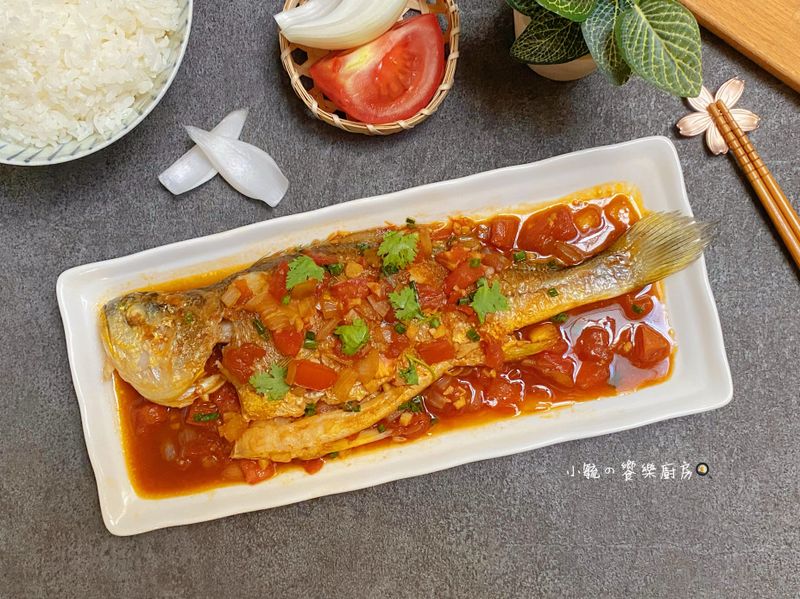 茄燒黃魚