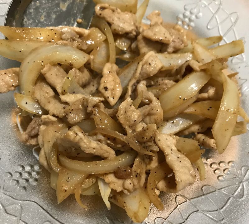 洋蔥炒肉