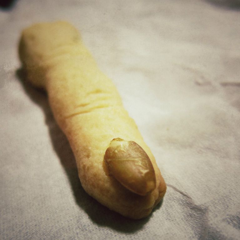 萬聖節巫婆手指餅乾 Witch Finger Cookies