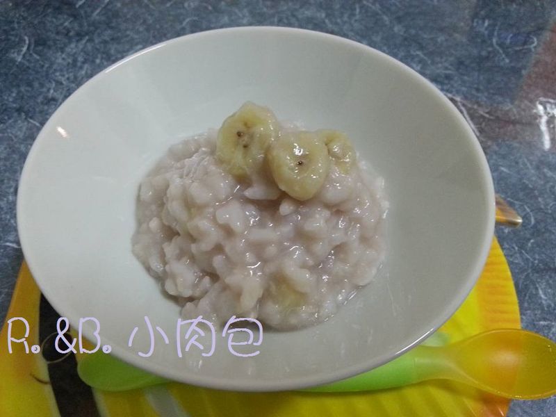 寶寶副食品-香蕉母奶粥