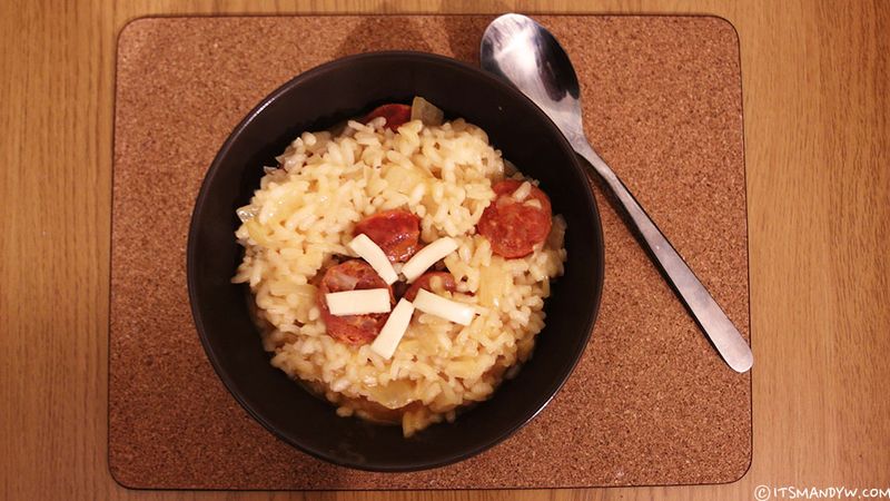 西班牙香腸義式燉飯