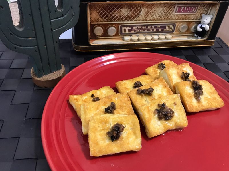 素。椰香半煎炸豆腐（甜與鹹款）