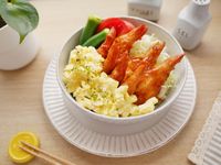 南蠻炸蝦蓋飯