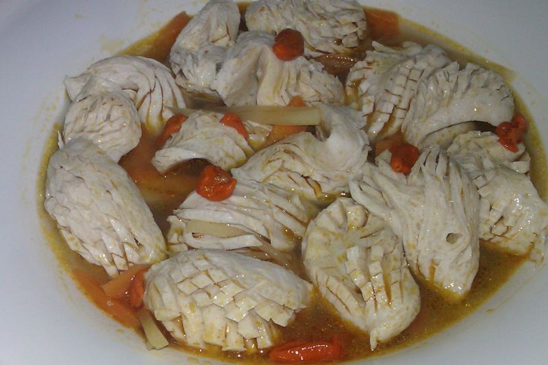麻油素腰花