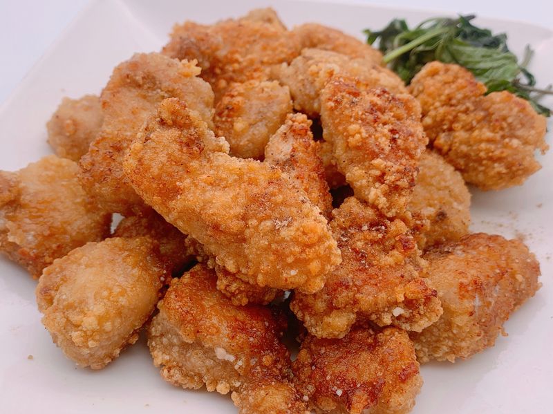 半煎炸鹹酥雞