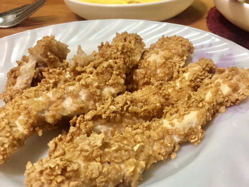 增肌減脂:穀片麥脆雞柳條