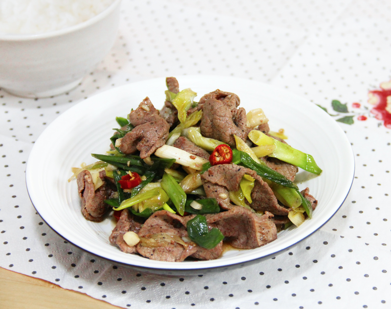蔥爆牛肉【附影片】
