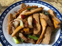 豆乾炒肉絲