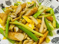 杏鲍菇炒蘆筍