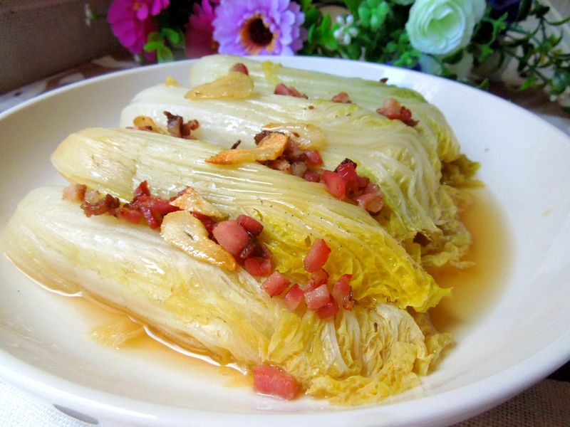 雞湯煨娃娃菜