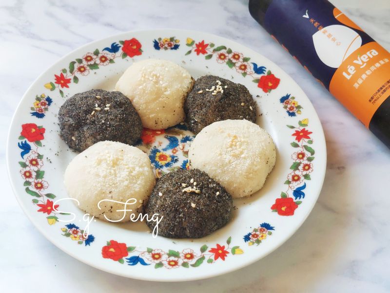 花生麻糬&黑芝麻麻糬(電鍋版)