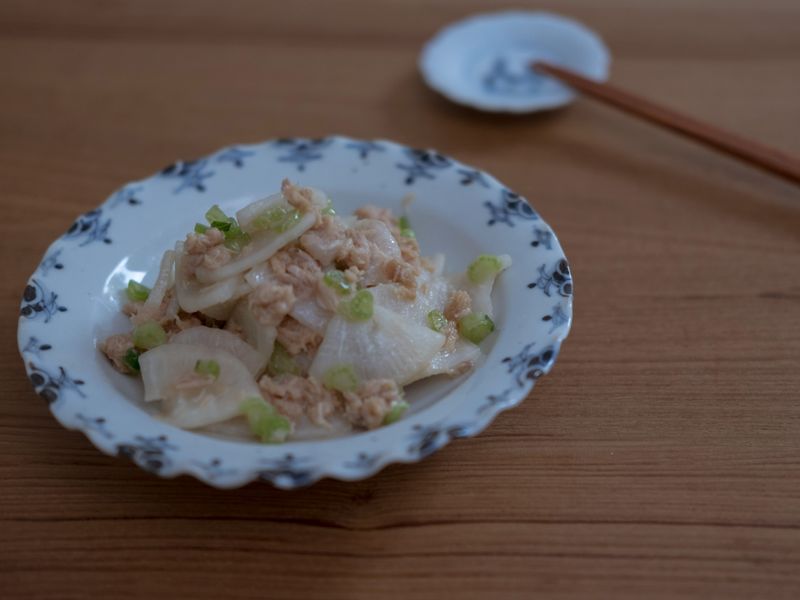 白蘿蔔拌鮪魚