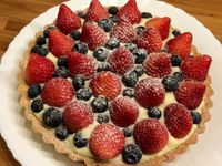 8吋草莓藍莓卡士達塔【烘焙展食譜募集】