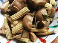 清炒草菇