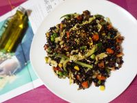 紫米彩蔬茶油炒飯 【自然好油x茶籽堂】