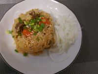 かにの椰子油料理之牛肉飯