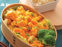 甘筍炒蛋飯