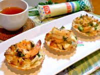 酥烤鮮蝦沙拉吐司塔【滿分早點X桂冠沙拉】