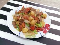 家常鳳梨牛柳