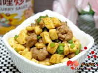 咖哩肉末豆腐丁『牛頭牌咖哩新食代』