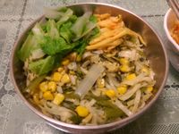 素空心菜炒麵