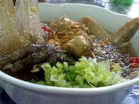 黑菜脯冬粉雞湯