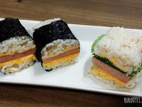 韓式餐肉鐵盒飯糰스팸밥버거
