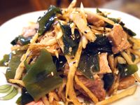 涼拌牛蒡肉片《家樂福廚神大賽2015 》