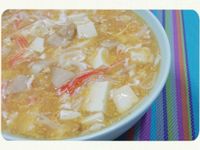 干貝蟹黃豆腐羹