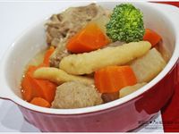 零廚藝也變大廚的【蘿蔔滷小排 】