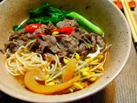 椒麻水煮牛肉麵-真麵堂