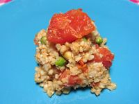 蕃茄鮪魚糙米燉飯【蕃茄醬懶人料理】