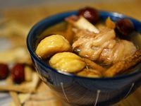 立春 : 栗子蔘耆雞湯
