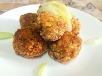 酥炸蔥肉丸