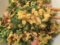 【新手不敗】火腿X四季豆炒蛋🍳