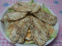 黑胡椒雞脯佐沙拉(全聯料理王大賽)
