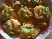 西生菜伴香煎石斑魚柳