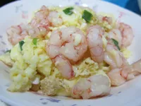 滑蛋蝦仁豆腐