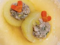 愛心黃瓜釀肉湯