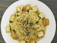 鹹蛋苦瓜炒飯
