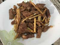 完全不用技巧的薑絲炒牛肉